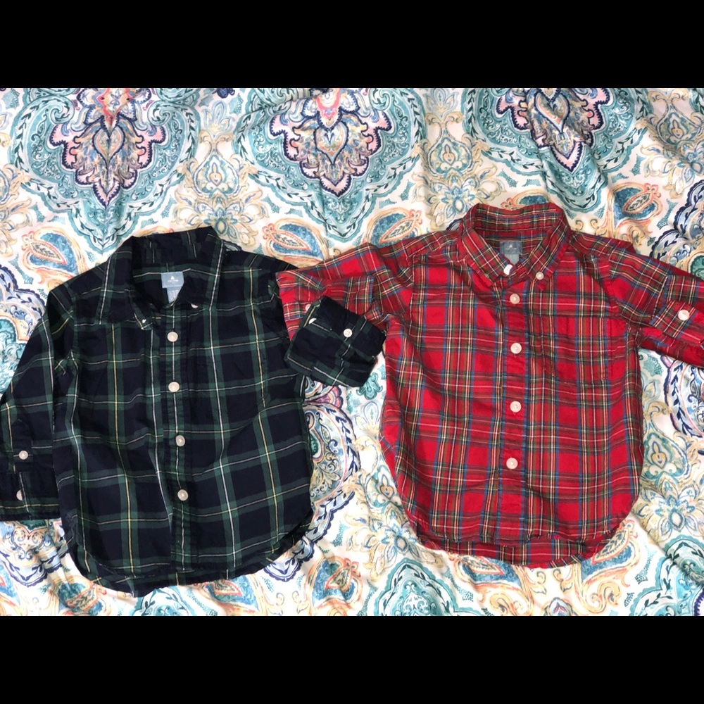 Gap plaid shirts